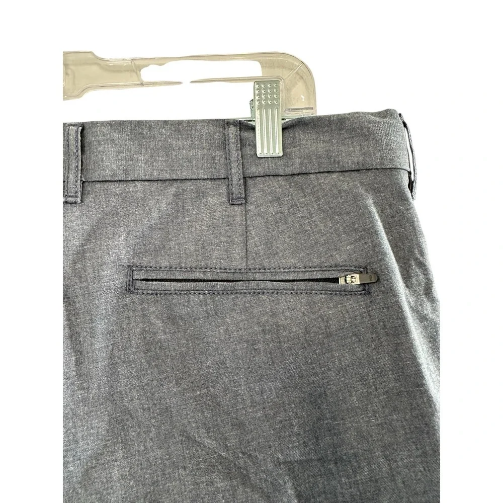 Nordstrom Slim Fit Dress Pants Mens 40x32 Blue Grey Flat Front Trousers